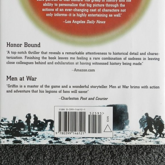 W.E.B. Griffin "The Fighting Agents" A Men At War Novel hardcover 2000 - Picture 3 of 4